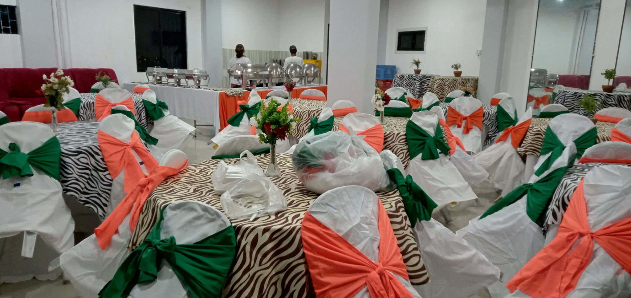 Square Table with Cloth